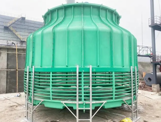 圆形逆流玻璃钢冷却塔