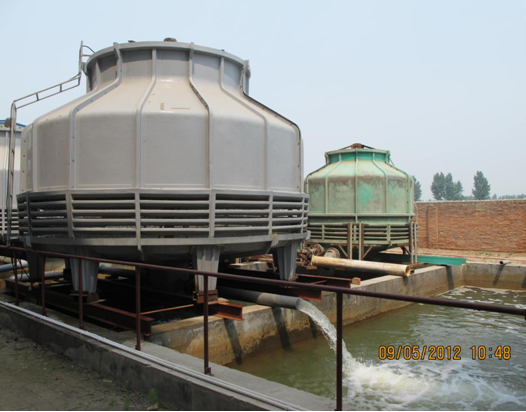 圆形逆流玻璃钢冷却塔