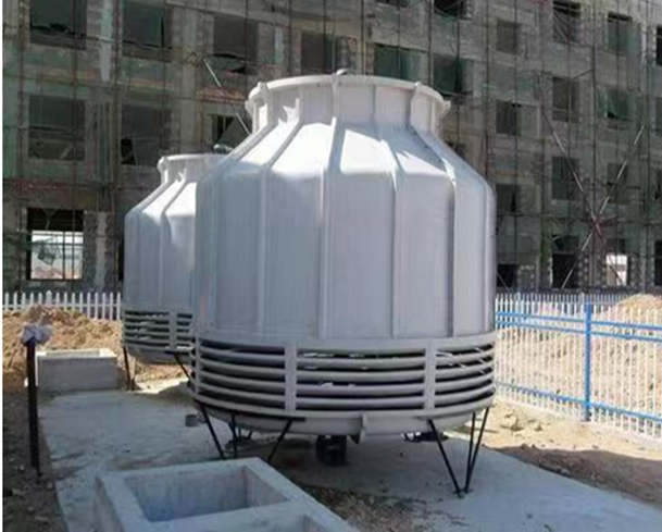 圆形逆流玻璃钢冷却塔